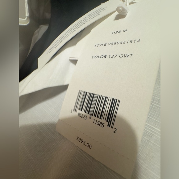 Vince Fitted Band Collar Minidress Size Medium New with tags - Picture 6 of 16